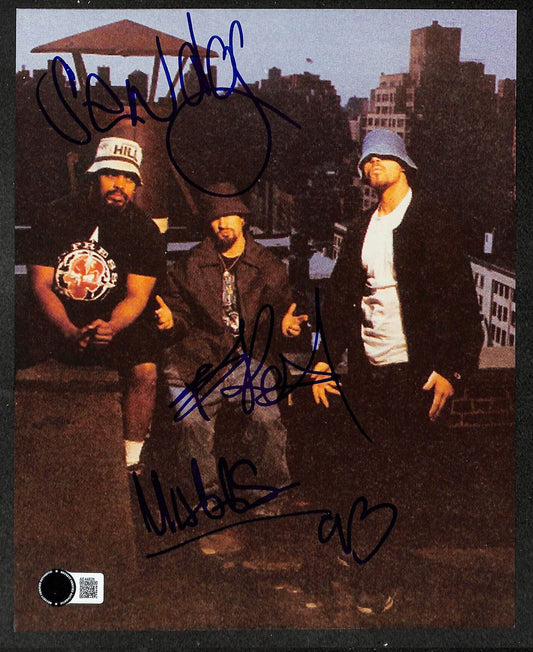 B-Real Sen Dog & DJ Muggs Signed 8x10 Photo Cypress Hill BAS 214449