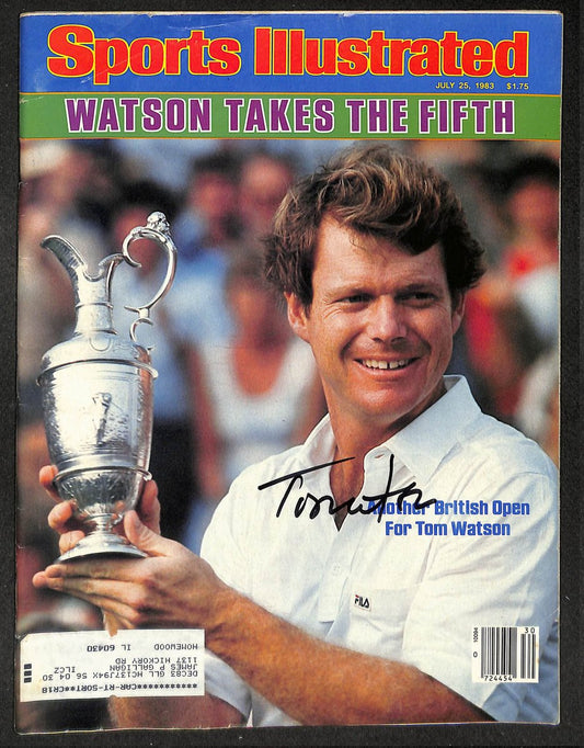 Tom Watson Signed/Autographed 1983 Sports Illustrated British Open JSA 214650