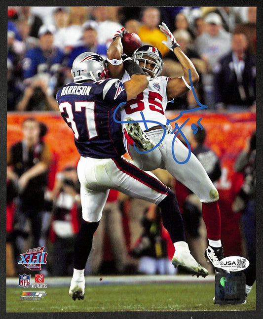 David Tyree Signed/Autographed 8x10 Photo Giants SB XLII JSA 214654