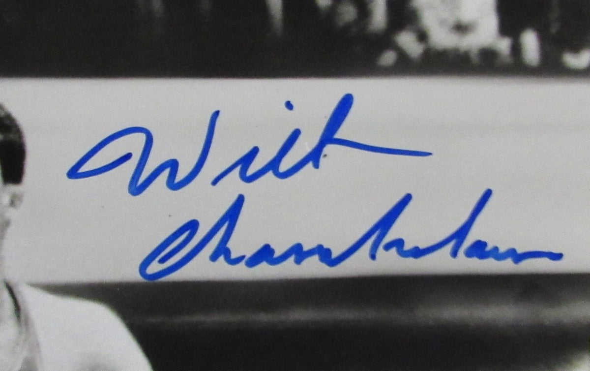 Wilt Chamberlain HOF Signed/Autographed 16x20 Photo 76ers PSA LOA 215358