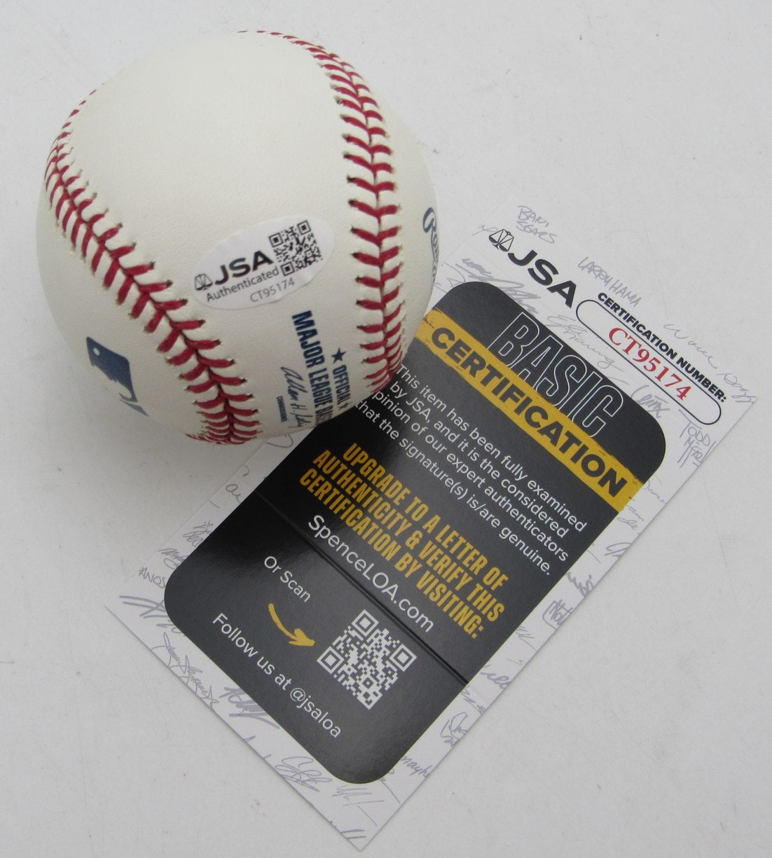 Carlos Correa Signed/Autographed OMLB Baseball Astros JSA 215384