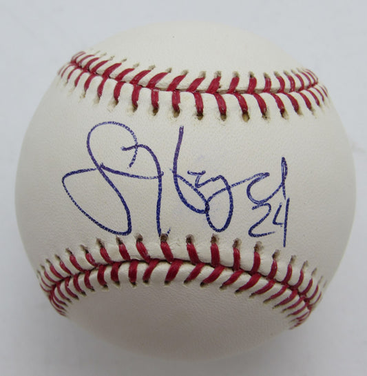Jason Heyward Signed/Autographed OMLB Baseball Braves JSA 215388
