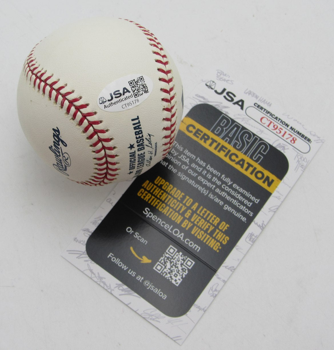 Jason Heyward Signed/Autographed OMLB Baseball Braves JSA 215388