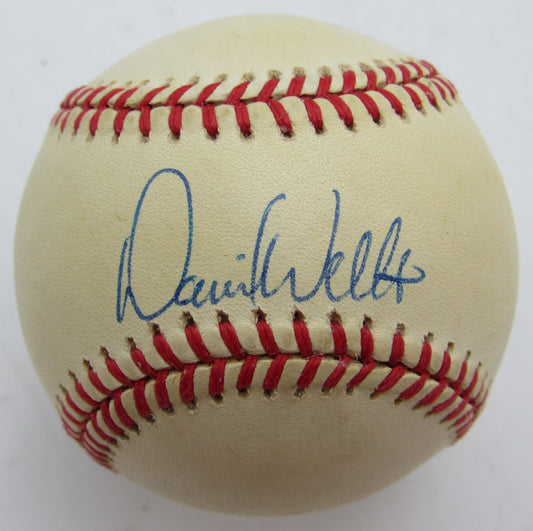 David Wells Signed/Autographed OALB Baseball Yankees JSA 215395