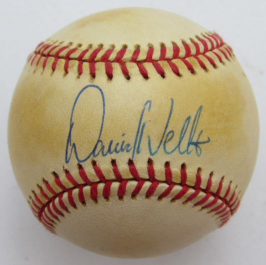 David Wells Signed/Autographed OALB Baseball Yankees JSA 215396