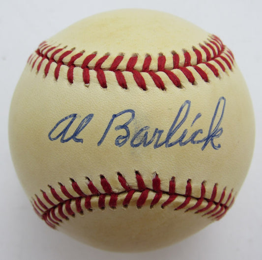 Al Barlick HOF Signed/Autographed ONLB Baseball Umpire JSA 215402