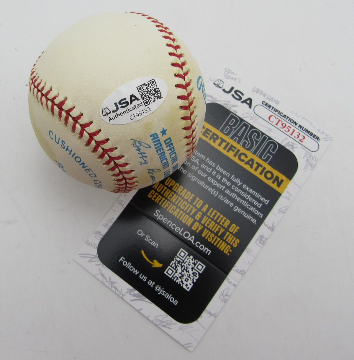 Harmon Killebrew HOF Signed/Autographed OALB Baseball Twins JSA 215404