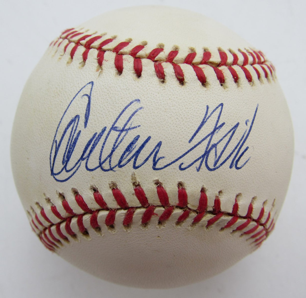 Carlton Fisk HOF Signed/Autographed OALB Baseball White Sox JSA 215405