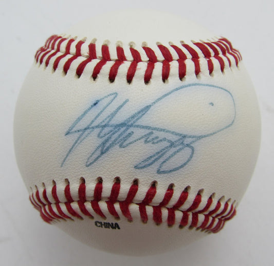 Mike Piazza HOF Signed/Autographed Dodgers Logo Baseball Dodgers JSA 215408