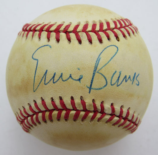 Ernie Banks HOF Signed/Autographed ONLB Baseball Cubs JSA 215418