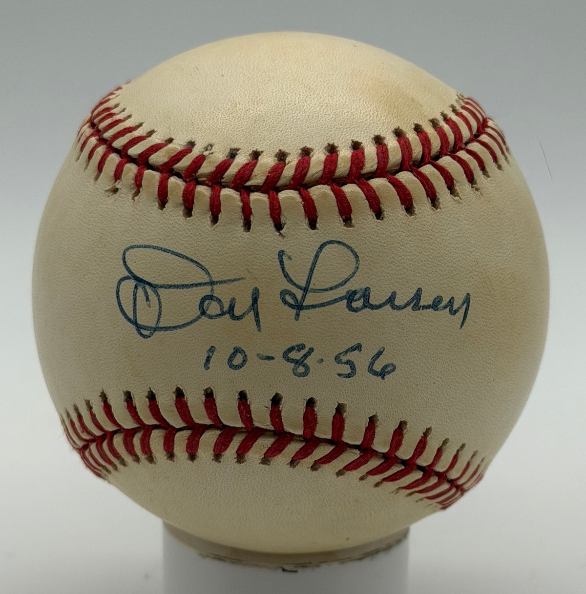 Don Larsen Signed/Autographed w/ 10-8-56 Insc OALB Baseball Yankees JSA 215584