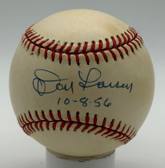Don Larsen Signed/Autographed w/ 10-8-56 Insc OALB Baseball Yankees JSA 215584