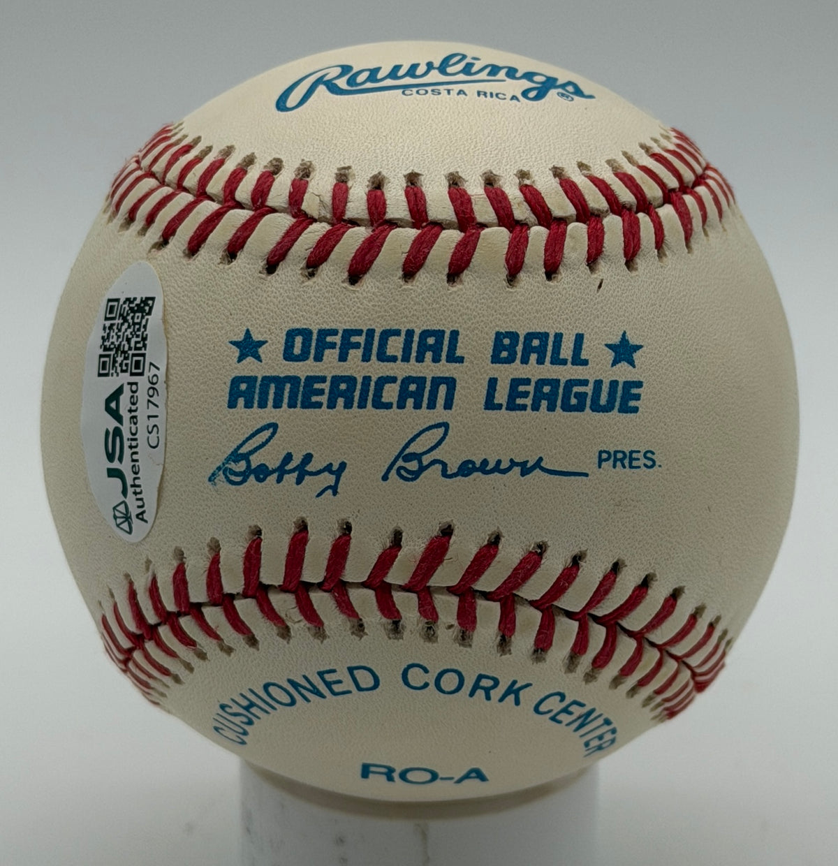 Bill Pierce Signed/Autographed OALB Baseball White Sox JSA 215586