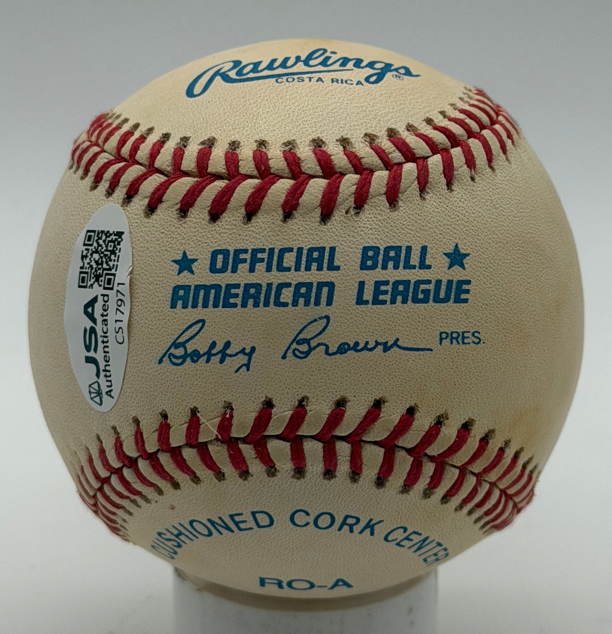 Gus Triandos Signed/Autographed OALB Baseball Phillies JSA 215587