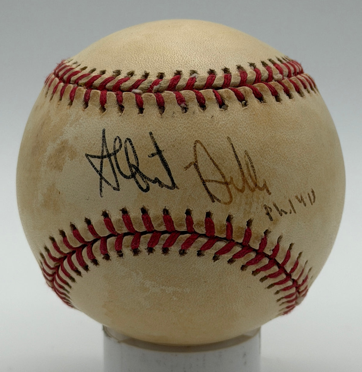 Albert Belle Signed/Autographed OALB Baseball Indians JSA 215589