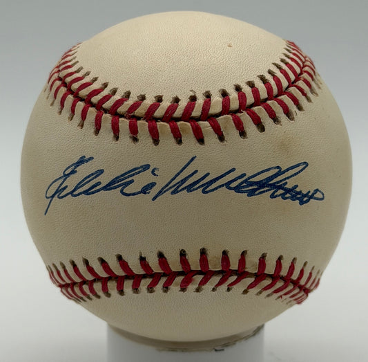 Eddie Mathews HOF Signed/Autographed ONLB Baseball Braves JSA 215596