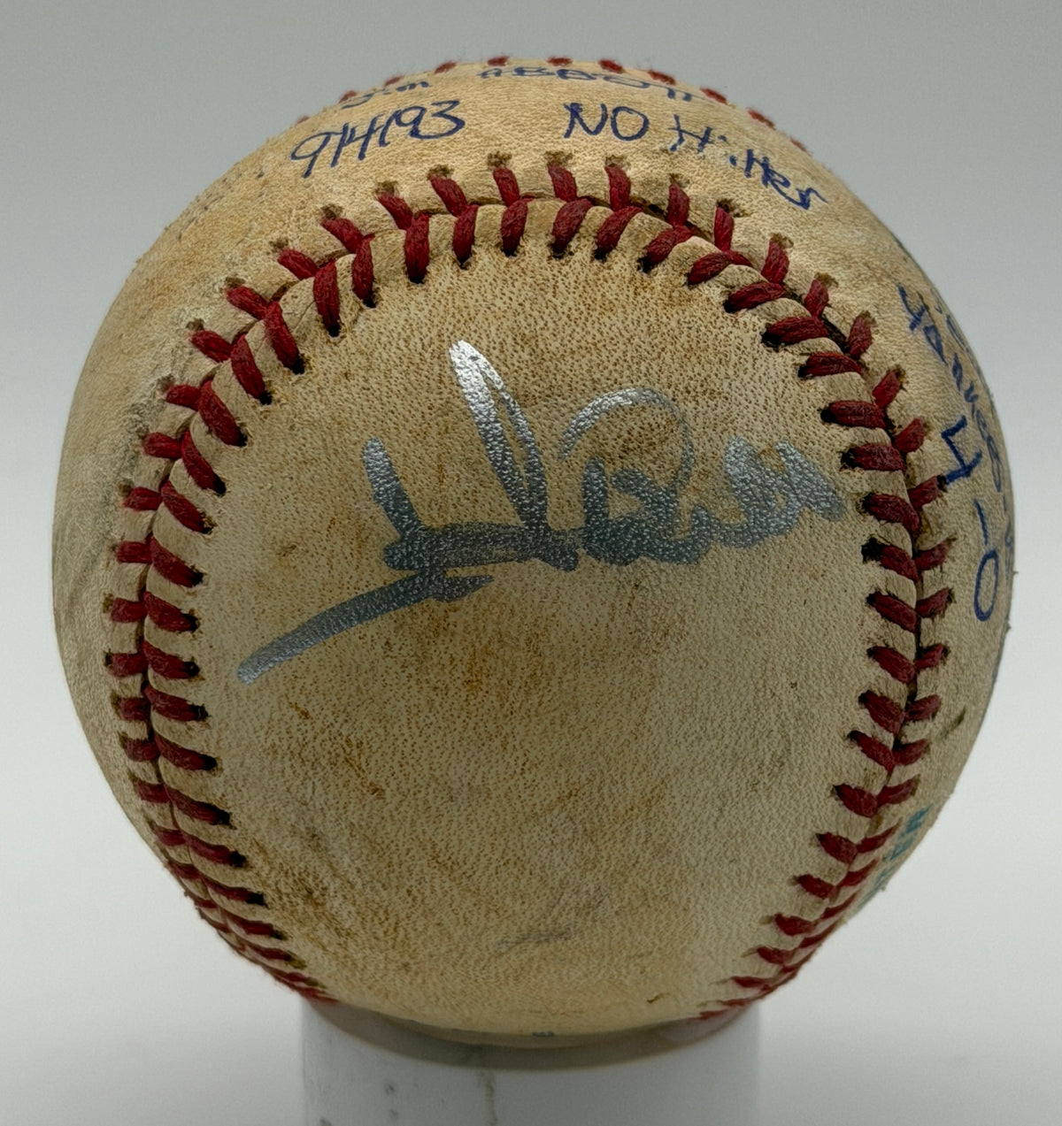 Jim Abbott Signed/Autographed OALB Baseball Angels JSA 215599