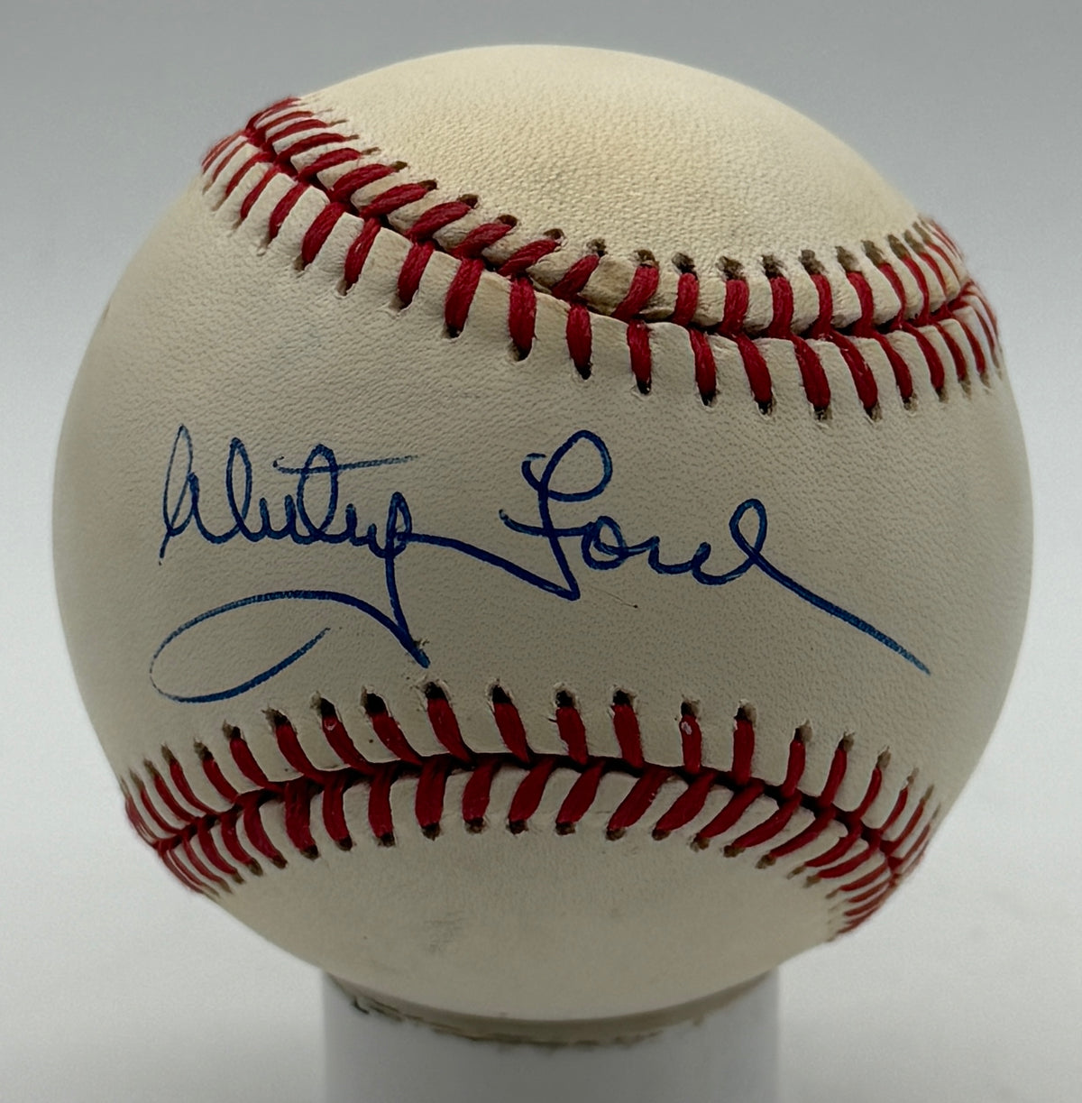 Whitey Ford HOF Signed/Autographed OALB Baseball Yankees JSA 215604