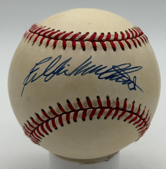 Eddie Mathews HOF Signed/Autographed ONLB Baseball Braves JSA 215607