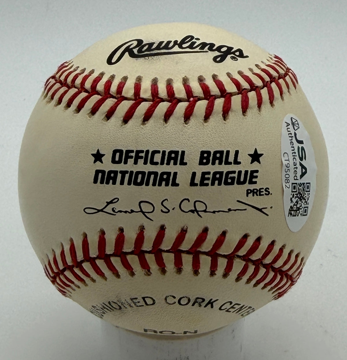 Richie Ashburn HOF Signed/Autographed ONLB Baseball Phillies JSA 215611