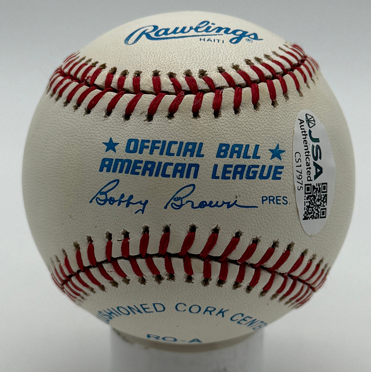 Whitey Ford HOF Signed/Autographed OALB Baseball Yankees JSA 215612