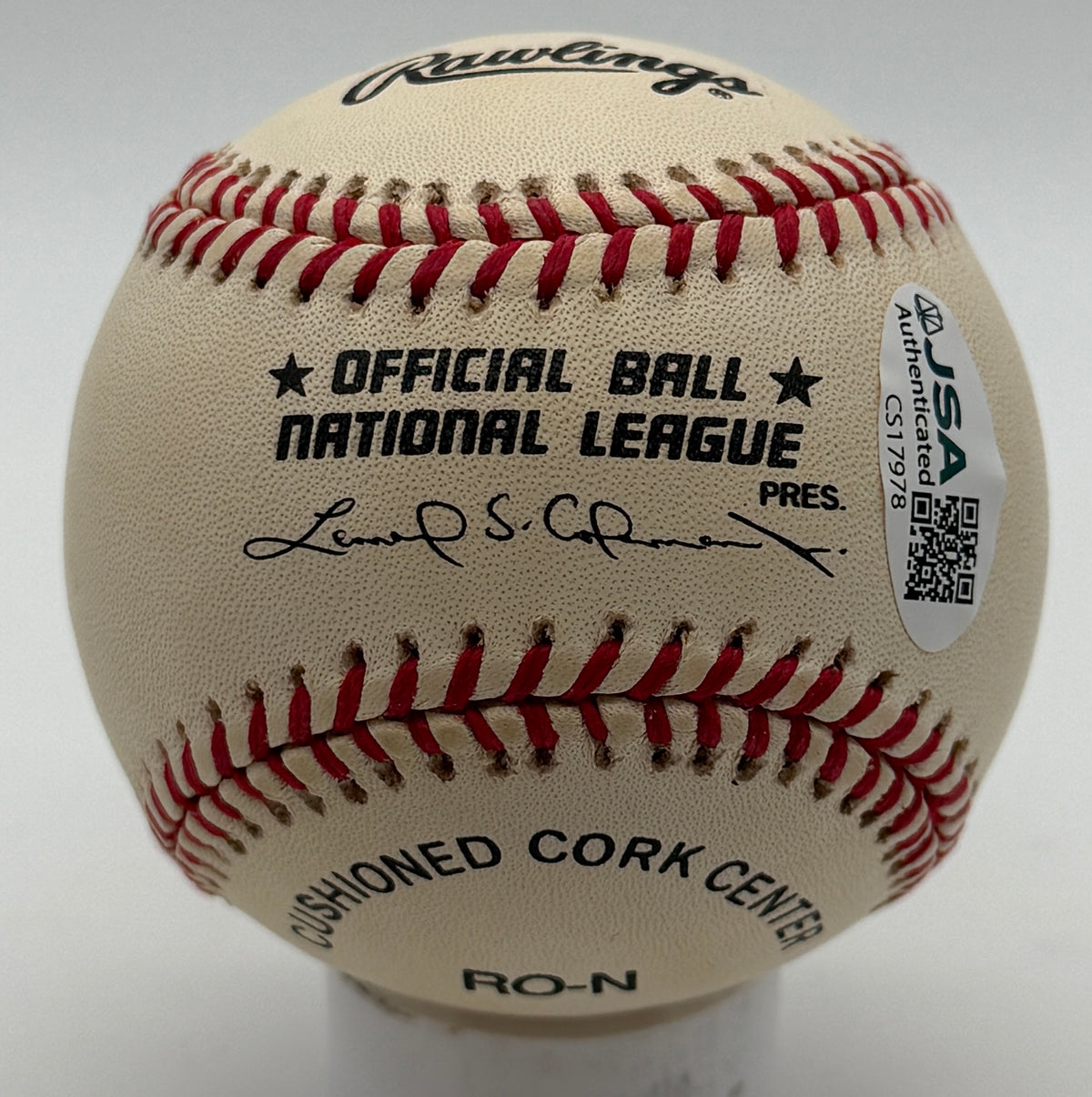 Bob Miller Signed/Autographed ONLB Baseball Phillies JSA 215613