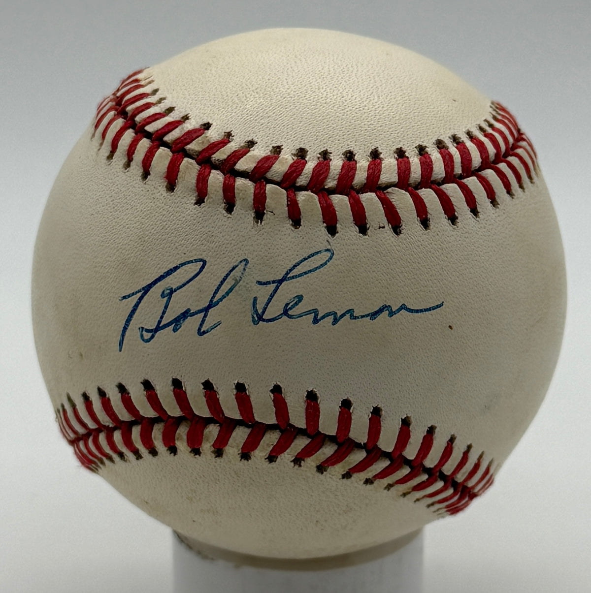 Bob Lemon HOF Signed/Autographed OALB Baseball Indians JSA 215615