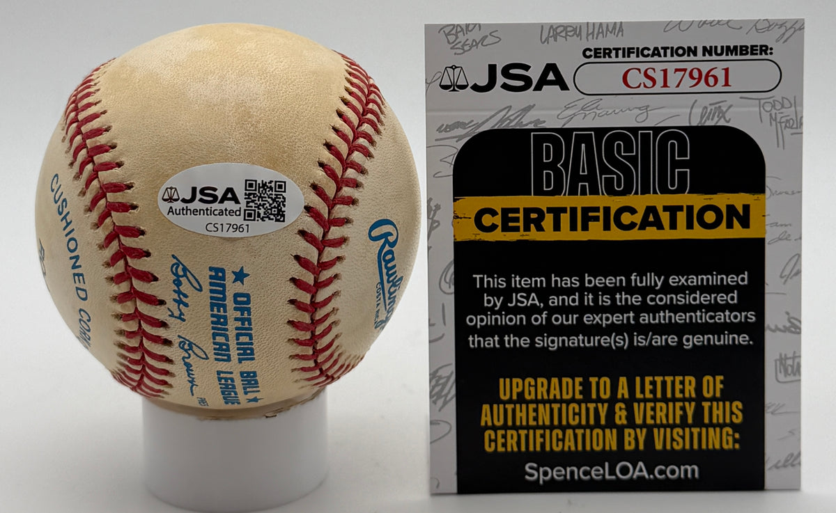Eddie Murray HOF Signed/Autographed OALB Baseball Orioles JSA 215618