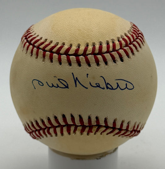 Phil Niekro HOF Signed/Autographed ONLB Baseball Braves JSA 215620
