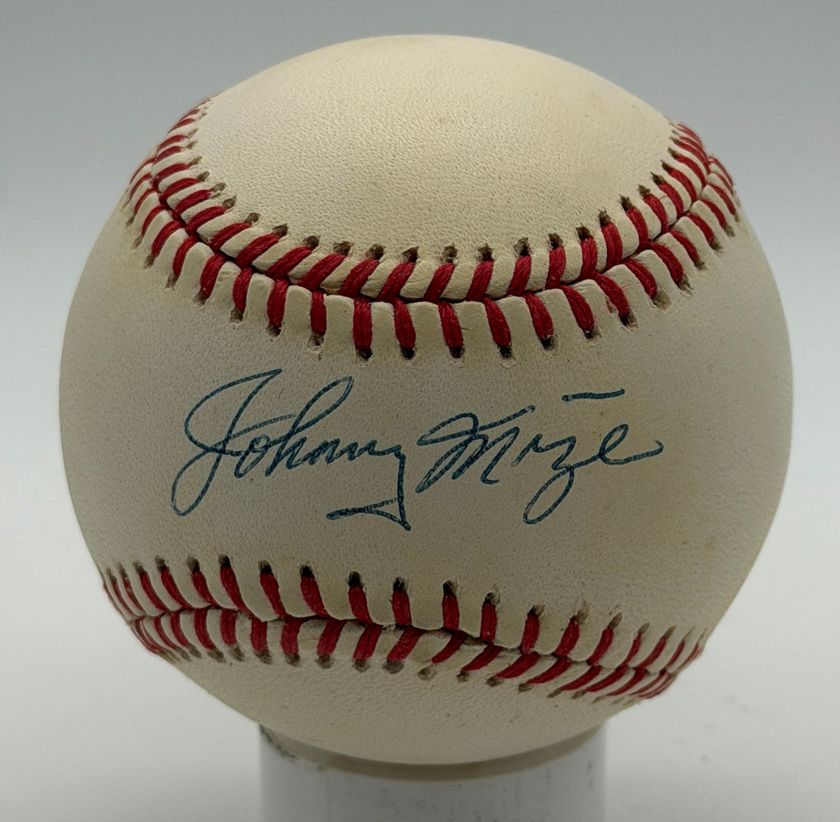 Johnny Mize HOF Signed/Autographed ONLB Baseball Yankees JSA 215624