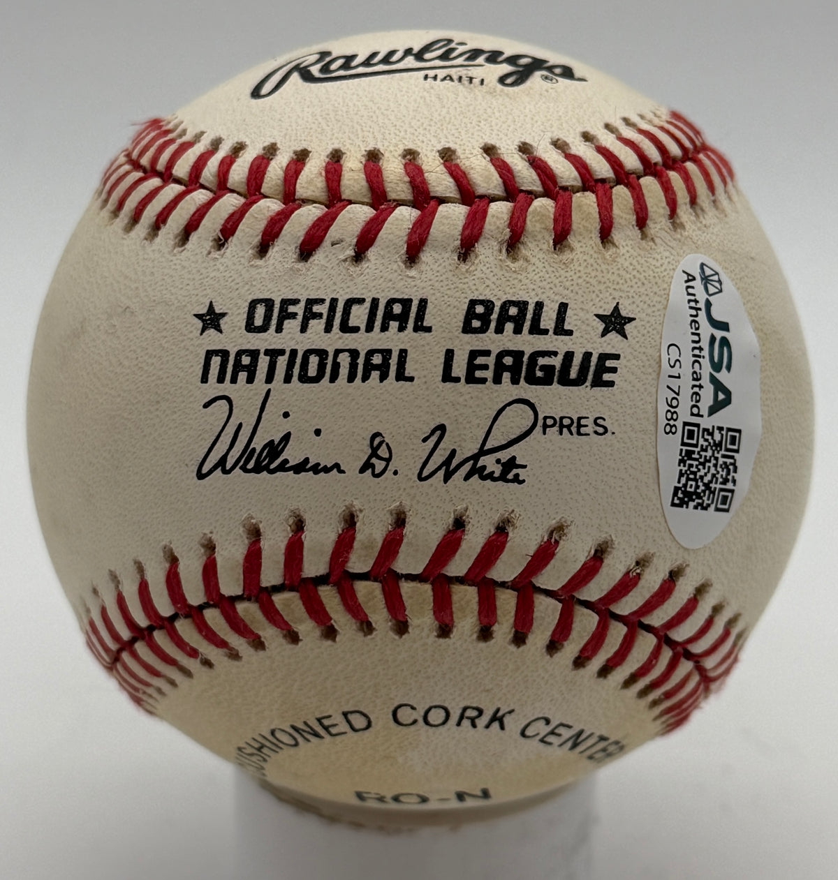 Stan Musial HOF Signed/Autographed ONLB Baseball Cardinals JSA 215626