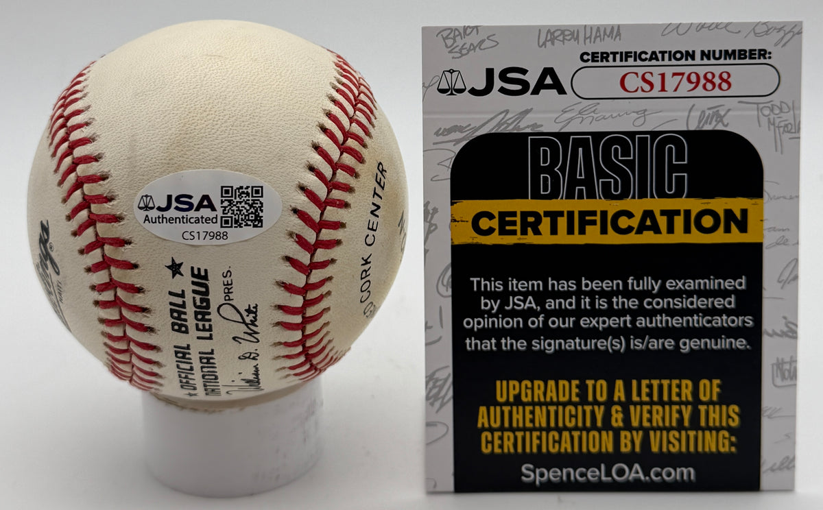 Stan Musial HOF Signed/Autographed ONLB Baseball Cardinals JSA 215626