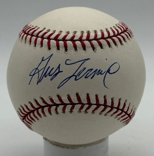 Gus Zernial Signed/Autographed OMLB Baseball Athletics JSA 215627