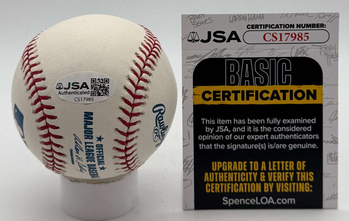 Gus Zernial Signed/Autographed OMLB Baseball Athletics JSA 215627