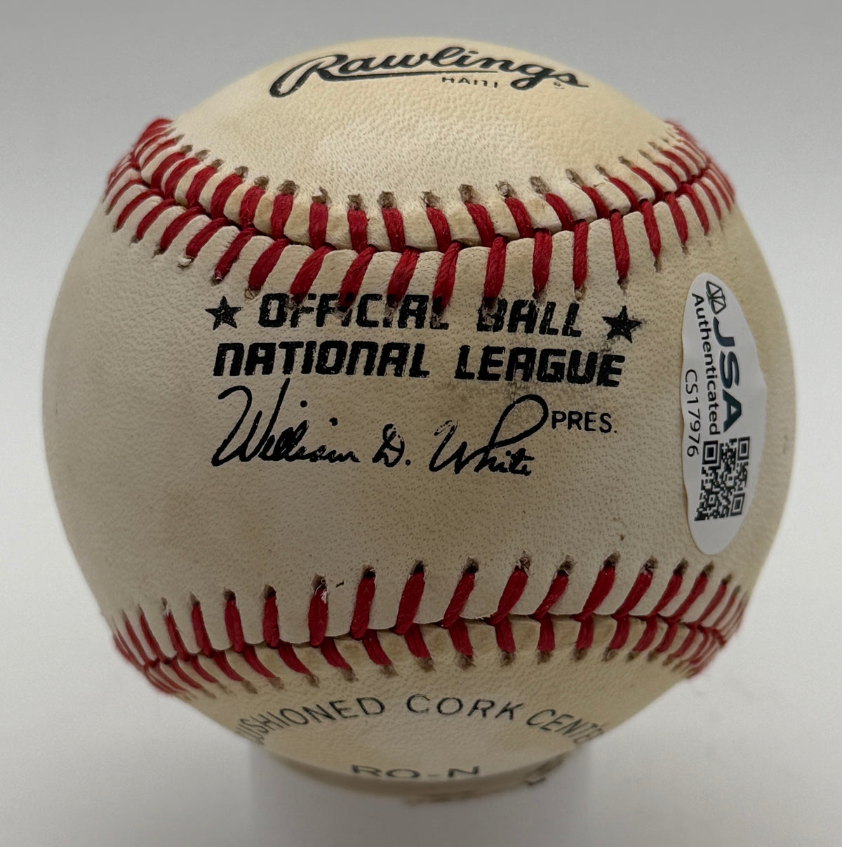 Bill Mazeroski HOF Signed/Autographed ONLB Baseball Pirates JSA 215630