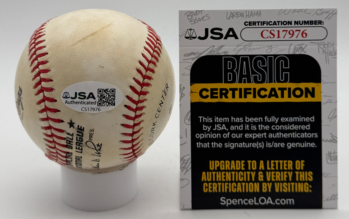 Bill Mazeroski HOF Signed/Autographed ONLB Baseball Pirates JSA 215630