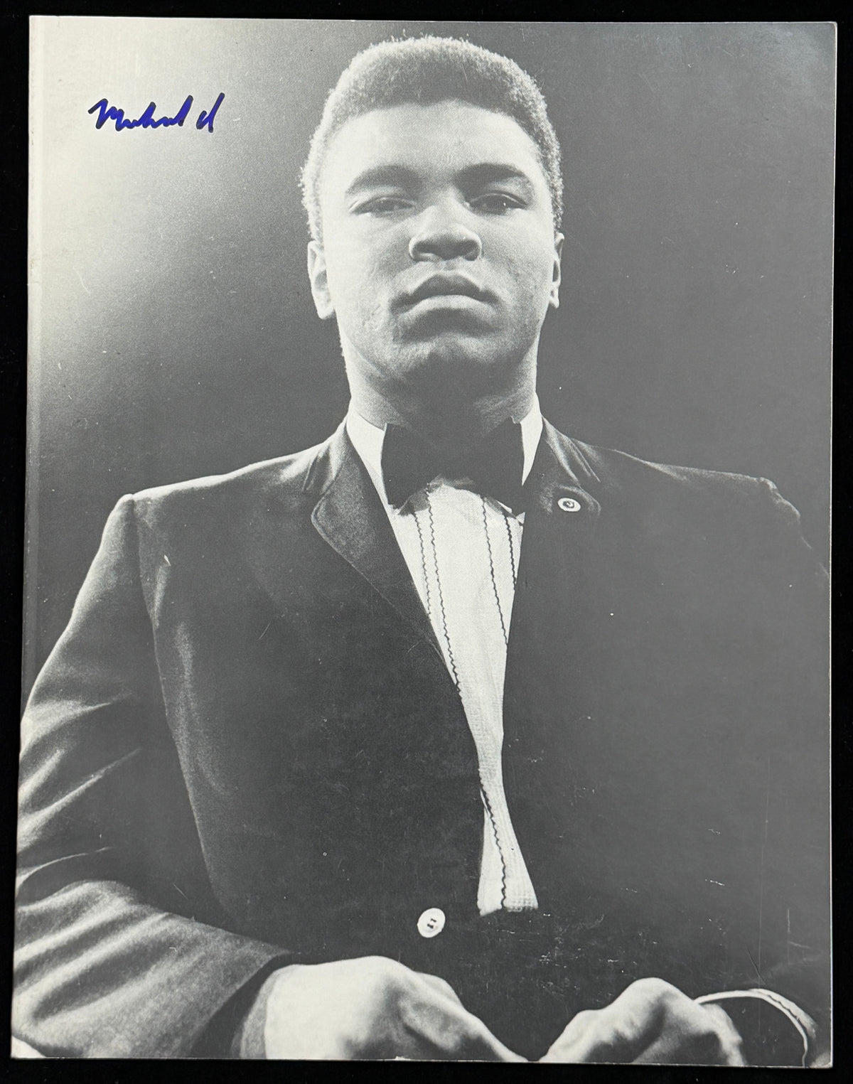 Muhammad Ali Signed/Autographed Program Beckett LOA 214462