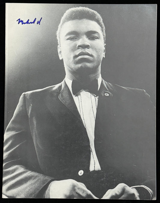 Muhammad Ali Signed/Autographed Program Beckett LOA 214462