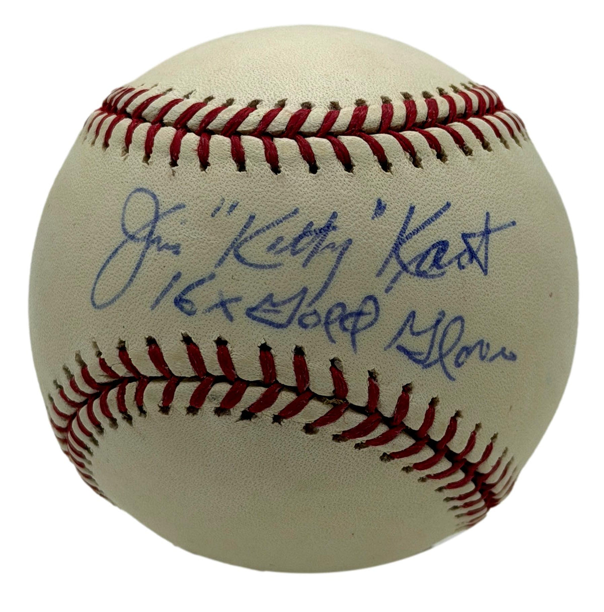 Jim Kaat HOF Signed/Autographed w/ Kitty & GG Insc OMLB Baseball Twins JSA 15640