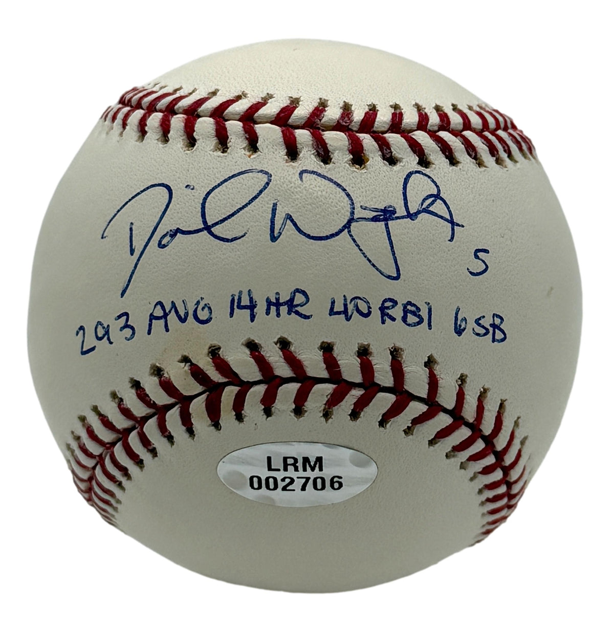 David Wright Signed/Autographed w/ Inscs OMLB Baseball Mets JSA 215642
