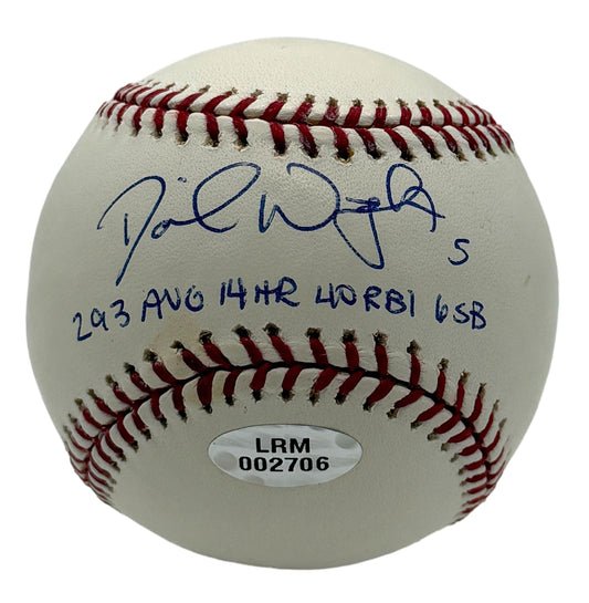 David Wright Signed/Autographed w/ Inscs OMLB Baseball Mets JSA 215642