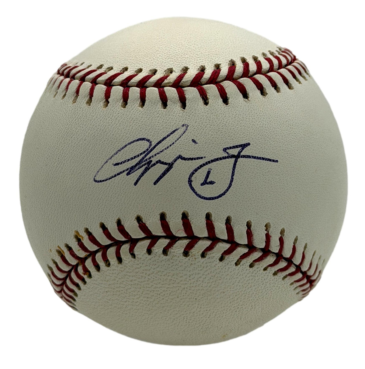 Chipper Jones HOF Signed/Autographed OMLB Baseball Braves JSA 215643