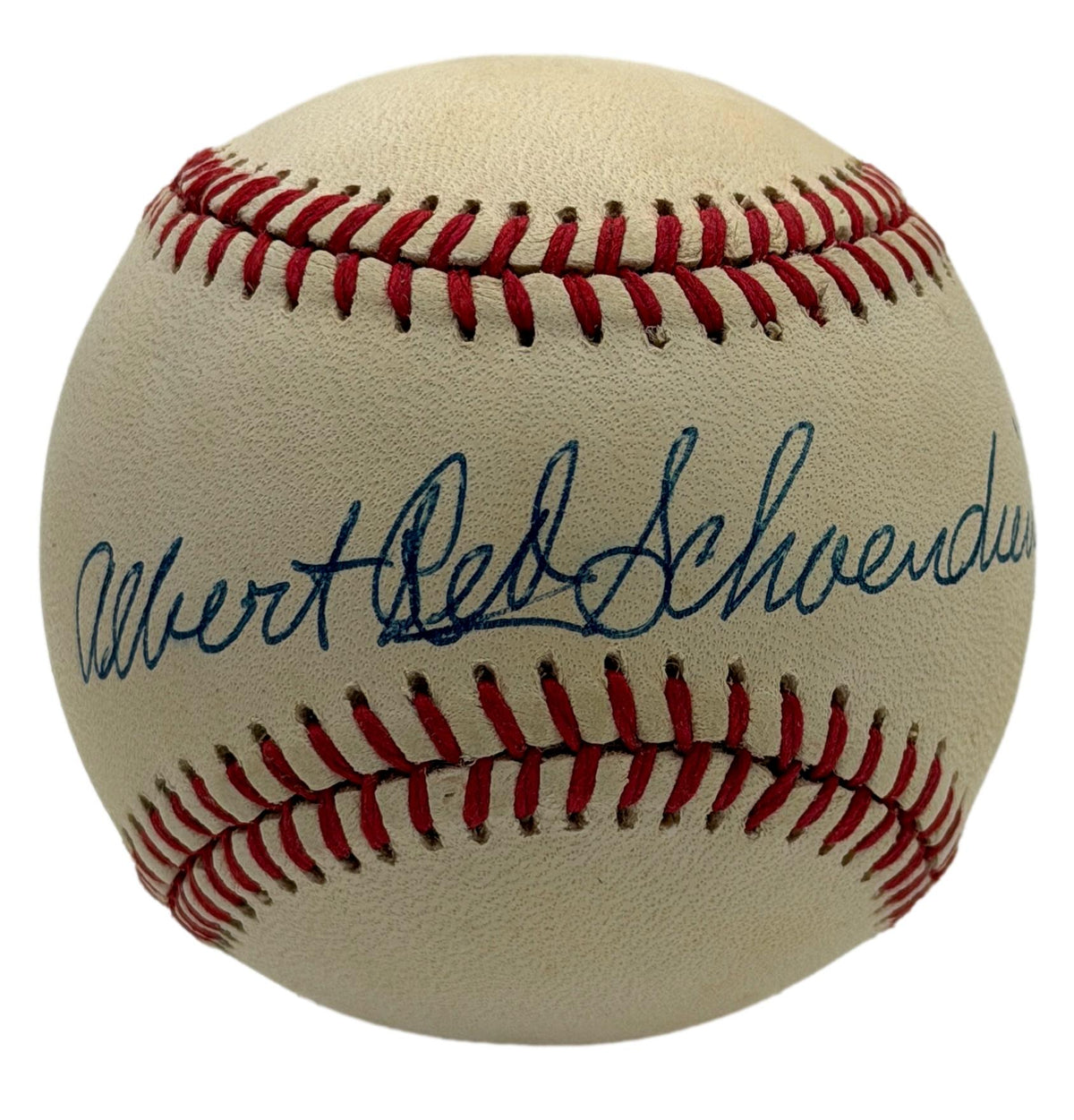 Albert Red Schoendienst HOF Signed Full Name ONLB Baseball Cardinals JSA 215644
