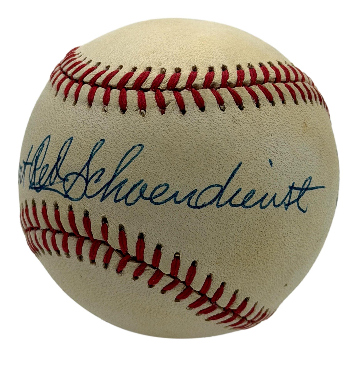 Albert Red Schoendienst HOF Signed Full Name ONLB Baseball Cardinals JSA 215644