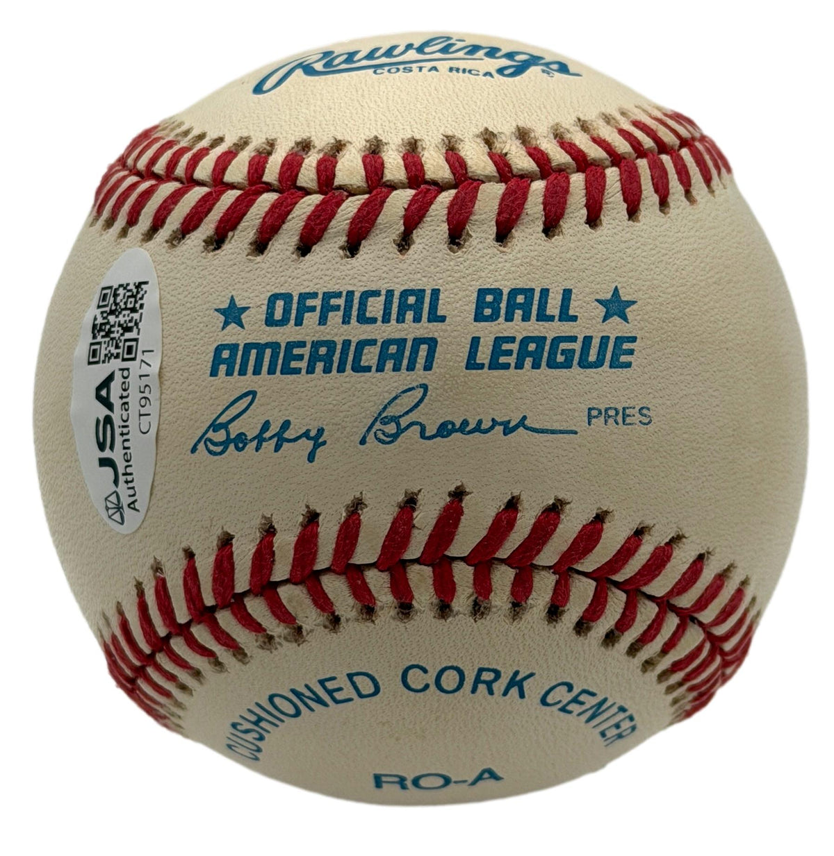 Bobby Doerr HOF Signed/Autographed Full Name OALB Baseball Red Sox JSA 215646