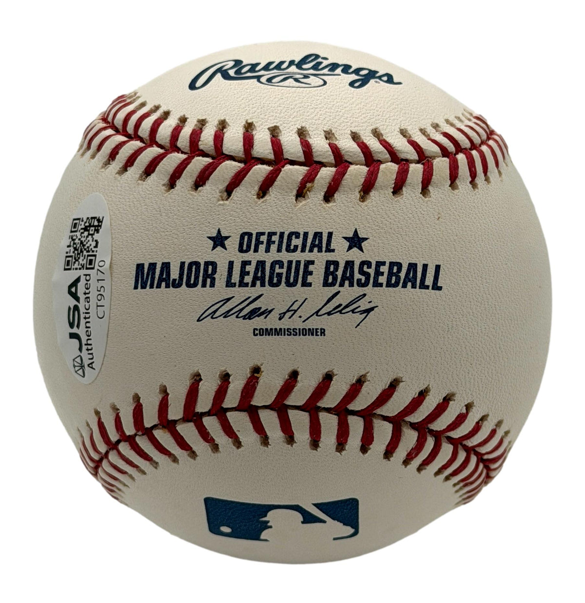 John Smoltz HOF Signed/Autographed OMLB Baseball Braves JSA 215648