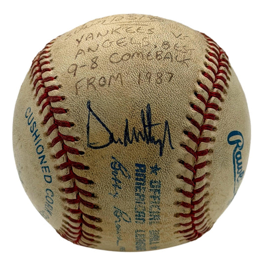 Don Mattingly Signed/Autographed OALB Foul Ball Baseball Yankees JSA 215650