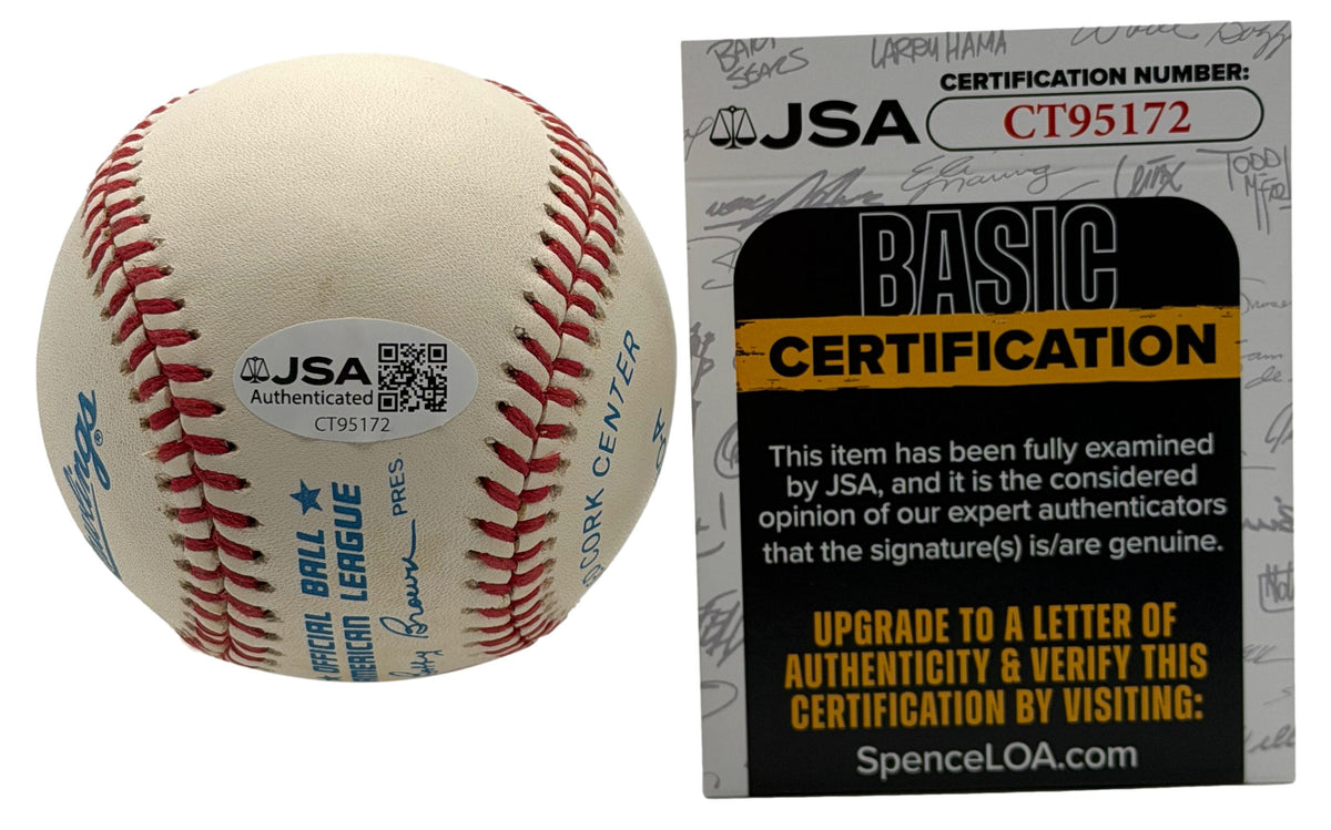 Cal Ripken Jr HOF Signed/Autographed OALB Baseball Orioles JSA 215651