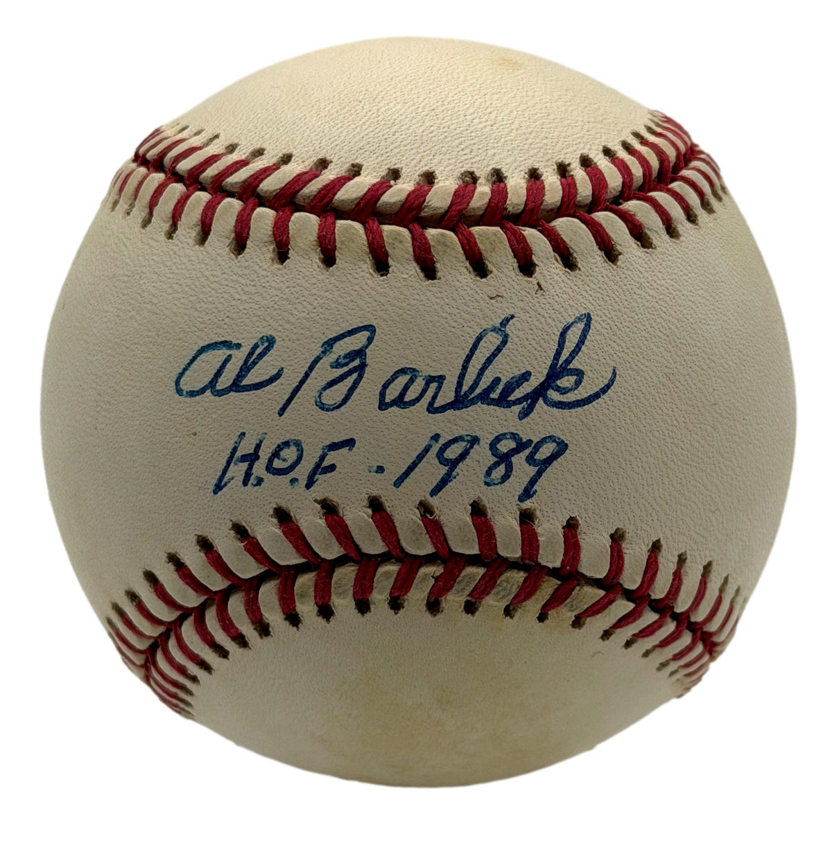 Al Barlick Signed/Autographed w. HOF 1989 Insc OALB Baseball Umpire JSA 215653