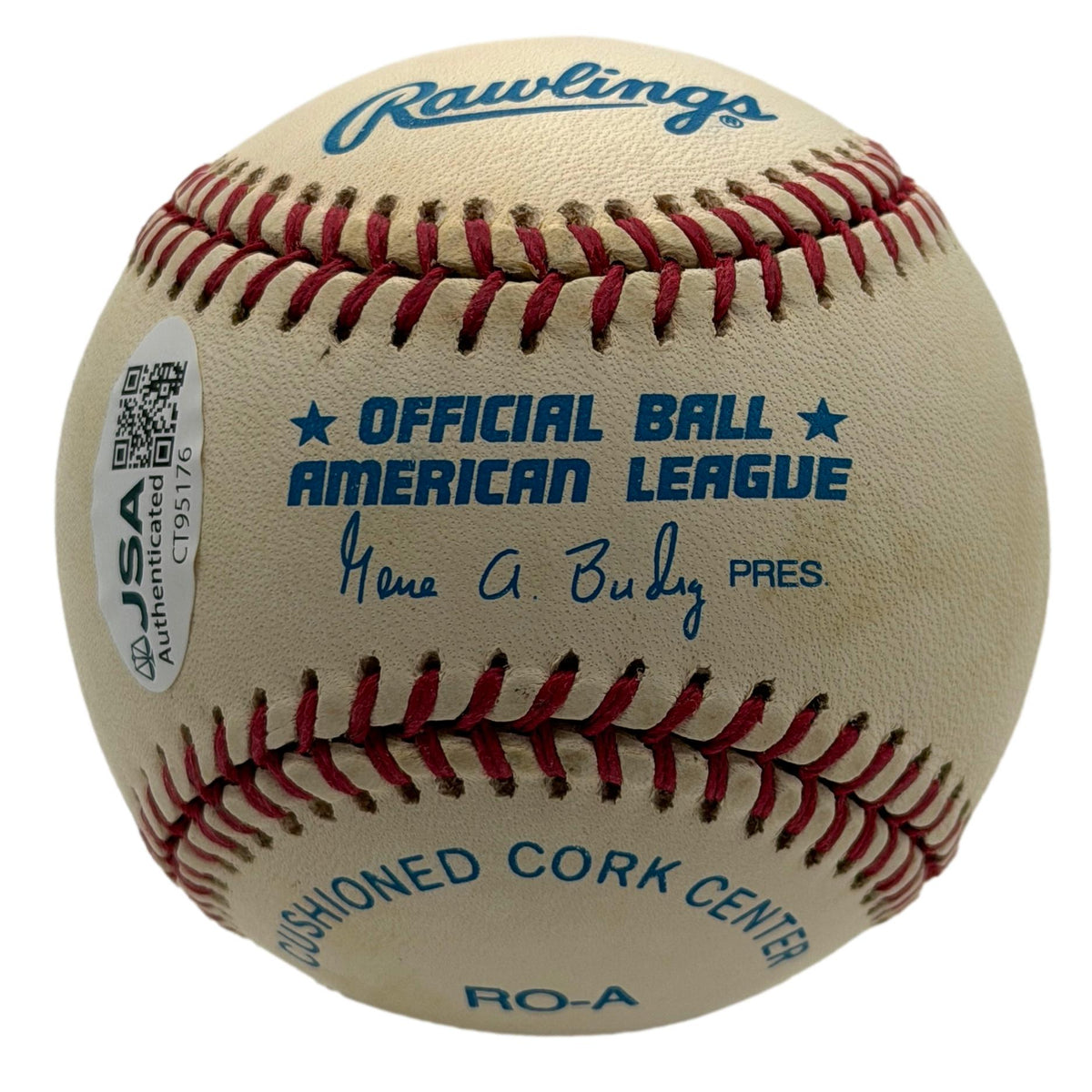 Al Barlick Signed/Autographed w. HOF 1989 Insc OALB Baseball Umpire JSA 215653